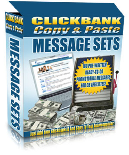 Product picture ClickBank Affiliate Message Sets + Master Resell Rights